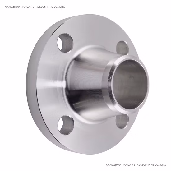 Flange de aço carbono com pescoço de solda /deslizamento/5K 10K 20K /ASTM A105 ANSI B16.5 /JIS B2220 /A350lf2