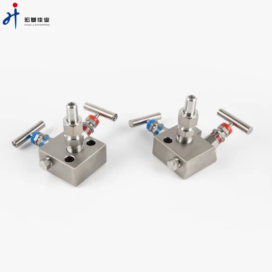 Distribuidores de válvula de 2 vias integrados de alta pressão e alta temperatura em aço inoxidável