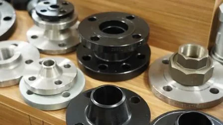 Atacado Profissional OEM BS, ANSI, JIS, DIN 304L Aço Inoxidável Aço Carbono A105 Pescoço de Solda Forjada 150lbs Rosca Forjada Flanges Preço de Fábrica